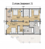 Дом из бревна VZ-141